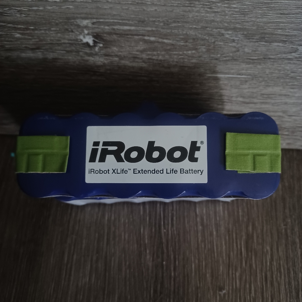 iRobot XLife Extended Life Replacement Battery - Blue with Green Tabs